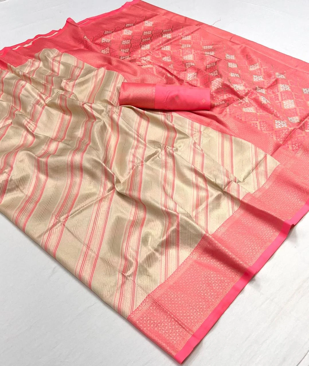 Rajbeer Kalamari Handloom Weaving Silk Wholesale Fancy Sarees Catalog — Wholesale Sarees, MPA wholesale from Surat — view 3